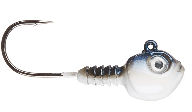DIRTY JIGS GUPPY HEAD BLUE SHAD 1/4oz 3/0