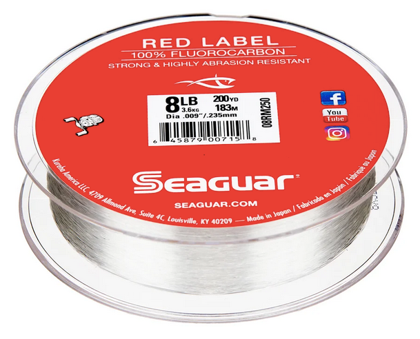SEAGUAR RED LABEL FLUOROCARBON - 200yd